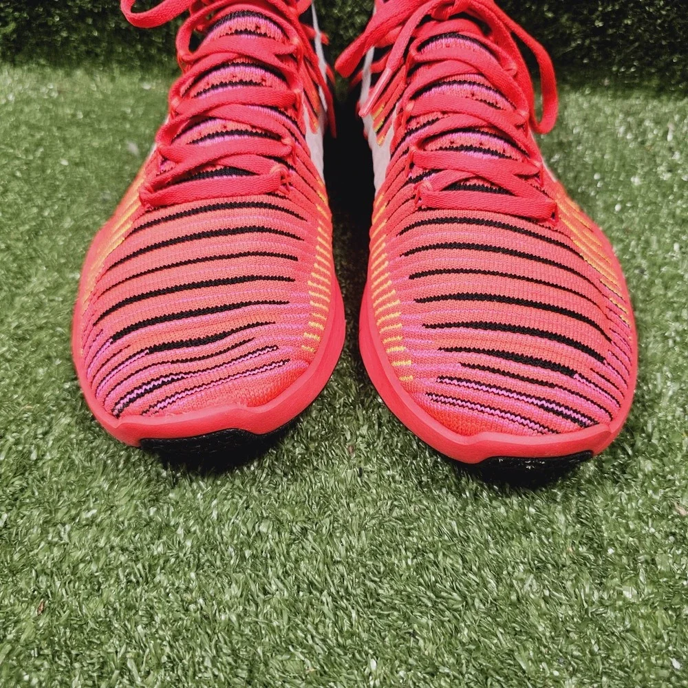 Nike Free Train Force FlyKnit Black Neon Crimson‎ Sneakers 833275-001 Mens 8.5
